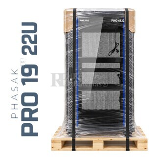 Armario Rack 22U 600x600 | Phasak Pro PHO-6622 19 In